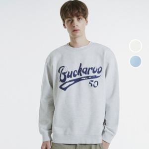 [버커루]남성 루즈핏 빈티지 로고 맨투맨 티셔츠 B241TS040P