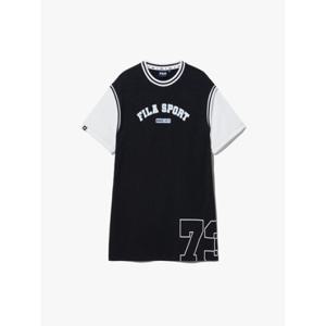 휠라키즈(FILA KIDS) (FK2OPH2502F BLK) PLAYER 레이어드 원피스