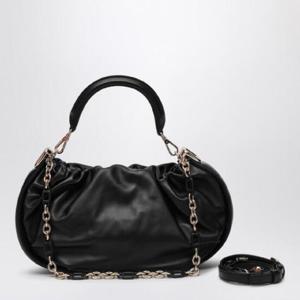 ROGER VIVIER Viv Choc Royal 블랙 레더 호보백 RBWAOGS0300YDR/Q_ROGVI-B999