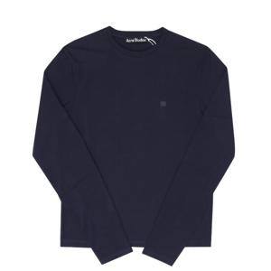 아크네스튜디오 CL0311 NAVY BLUE (885) 페이스 로고 패치 공용 긴팔티
