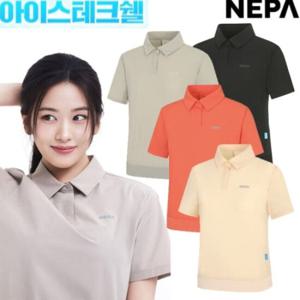 [네파] 여성 여름 아이스테크쉘 반팔 카라 폴로 티셔츠 7J45202