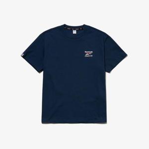 [리복]클럽C 40주년 그래픽 티셔츠 네이비 RETS5ER59_N3