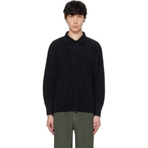 Homme Plisse Issey Miyake 폴로셔츠 블랙 먼슬리 컬러 옥토버 폴로 셔츠 242729M212010