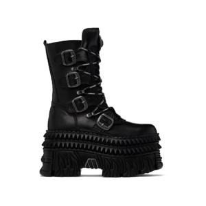 베트멍 미디부츠 블랙 New Rock 레이스업 부츠 242669F114003