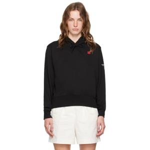 겐조 후드 블랙 겐조 파리 보크 크레스트 클래식 후디 242387F097001