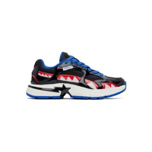 BAPE 스니커즈 블랙   블루 베이프 샤크 스타  3 스니커즈 251546M237023