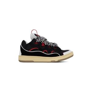 랑방 스니커즈 SSENSE 익스클루시브 블랙 커브 가죽 스니커즈 242254M237081