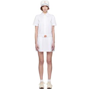 카사블랑카 원피스 화이트 테니스 미니 드레스 251195F063003