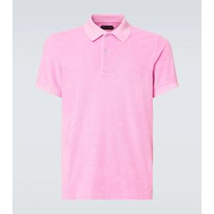 톰포드 코튼 블렌드 테리 폴로 셔츠 P00992001