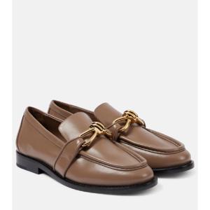 Bottega Veneta Astaire Knot 레더 로퍼 P01025038