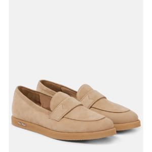 막스마라 Softmoc 스웨이드 로퍼 P00988428