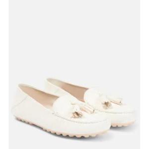 로로피아나 Dot Sole 레더 모카신 P00774997