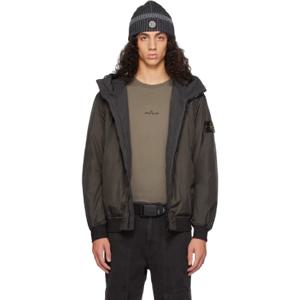 스톤아일랜드 재킷 그레이 40823 크링클랩스 R NY 재킷 242828M180022