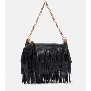 끌로에 Chloe Foulard 프린지 레더 숄더 백 P00997312