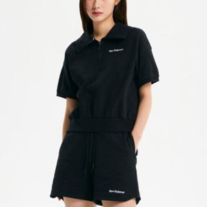 뉴발란스반팔티 KQJ NBNCE2W312-19 여성 썸머 에코 반집업 반팔 맨투맨(SEMI-OVER FIT)