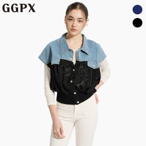 [지지피엑스]데님 레이스 베스트 (GP3VT001F)