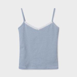[후아유]여성 Lace Ribbed Sleeveless WHRNF2592F