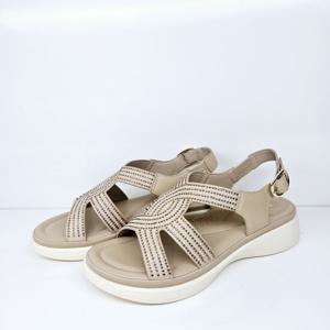 [엘칸토]천연 소가죽 여성 샌들 (3CM) LCWW50U526-35