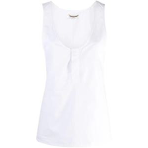 생로랑 반팔 티셔츠 790074Y227W 9000 BLANC