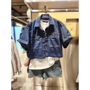 클라이드 엔 FPBSH755F 여성용 데님 반팔셔츠 IN