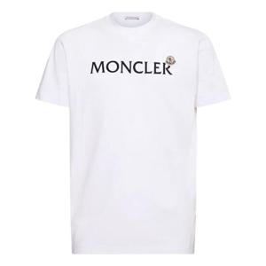 몽클레어 플록 로고 코튼 티셔츠 81I-3EU129
