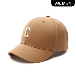 [MLB공식] 프리미엄 베이직 스몰로고 스트럭쳐 볼캡 CLE (Camel)