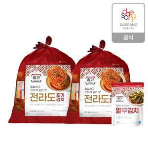 종가 종가집 전라도식 포기김치 10.4kg+열무김치 400g