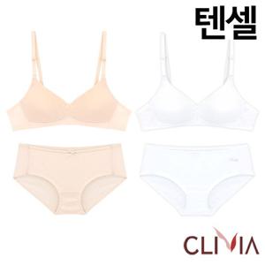 [크리비아]주니어2단계 텐셀 자카드 몰드브라팬티2종(CLB6061)
