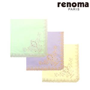 [레노마] 자수 손수건 RKN1084