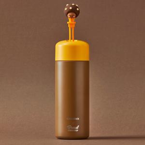 글라스락X브레드이발소 초코 텀블러 450ml