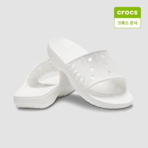크록스 바야 2 슬라이드 화이트 208215-100