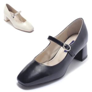 [세라]S23P403 블랙 아이보리 펌프스 5CM