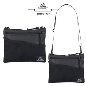 [그레고리]크로스백 사코슈 M COATED TRUE BLACK [07JN9163]