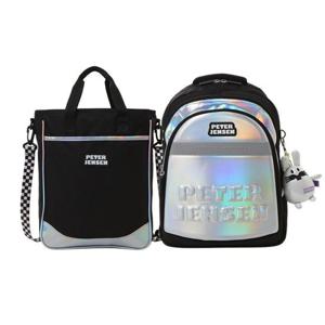 [피터젠슨]엠보 시그니처 책가방+신주머니(BK) SET (TRIS000009943)