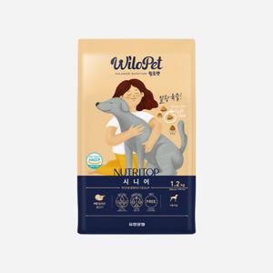 윌로펫 뉴트리탑 시니어 1.2kg 강아지 소프트사료 강아지 사료