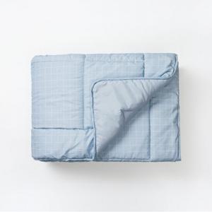[JAJU/자주] 그리드 피치스킨 차렵이불_S/SS_블루_150X210cm (