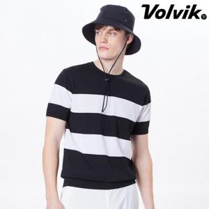 [볼빅] (VMKTO303_BK) 남성 반팔 라운드 스웨터
