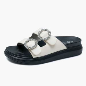 베어파우(BEARPAW) GRETA 큐빅 슬리퍼 K2741030QB-W