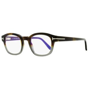 톰포드 남성용 블루 블록 안경 TF5808B 055 하바나/그레이 49mm 055