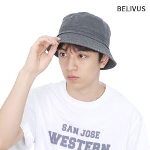 [빌리버스] 남성 벙거지 버킷햇 무지 챙모자 BJN020