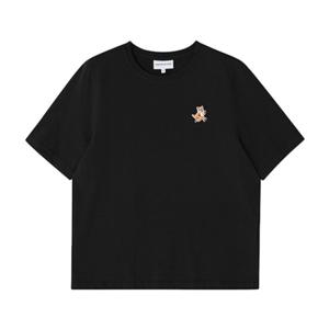 메종키츠네 MW00119KJ0008 P199 스피디 폭스 패치 여성 반팔티
