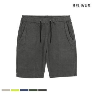 [빌리버스] 남자 5부 반바지 밴딩 면 린넨 팬츠 BCGTP014