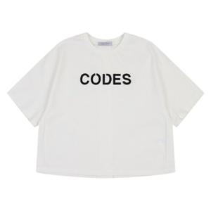 [코데즈컴바인] 핫픽스 레터링 뒷트임 티셔츠 (CJC-TS503W8)
