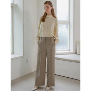 올리브데올리브 (OW4AL800) 와이드일자핏 셋업팬츠 OLIVE  DES  OLIVE