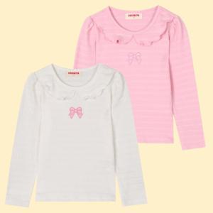 코코리따 카라 골지 기본티셔츠CELA248G5