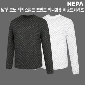[네파][티셔츠 아이스콜드](7J35301) 남성 도노프린트 프레쉬 이너겸용 긴팔 티셔츠