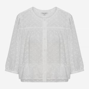 [써스데이아일랜드][여성]레이스 핀턱 블라우스(T246MBL134W)