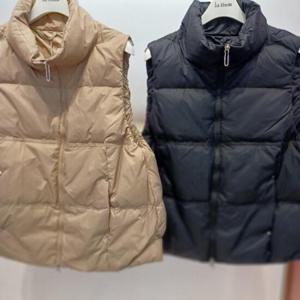 Latium HC06 품 편한 덕 경량 차이나카라 집업 벌룬 조끼 베스트 T2443vt01