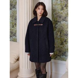 올리브데올리브 (OW4WHA58) 오브제디테일 부클하프코트 OLIVE  DES  OLIVE