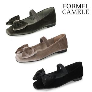 [포멜카멜레] 카멜리아 보우 플랫1cm_FLG1F1SP031